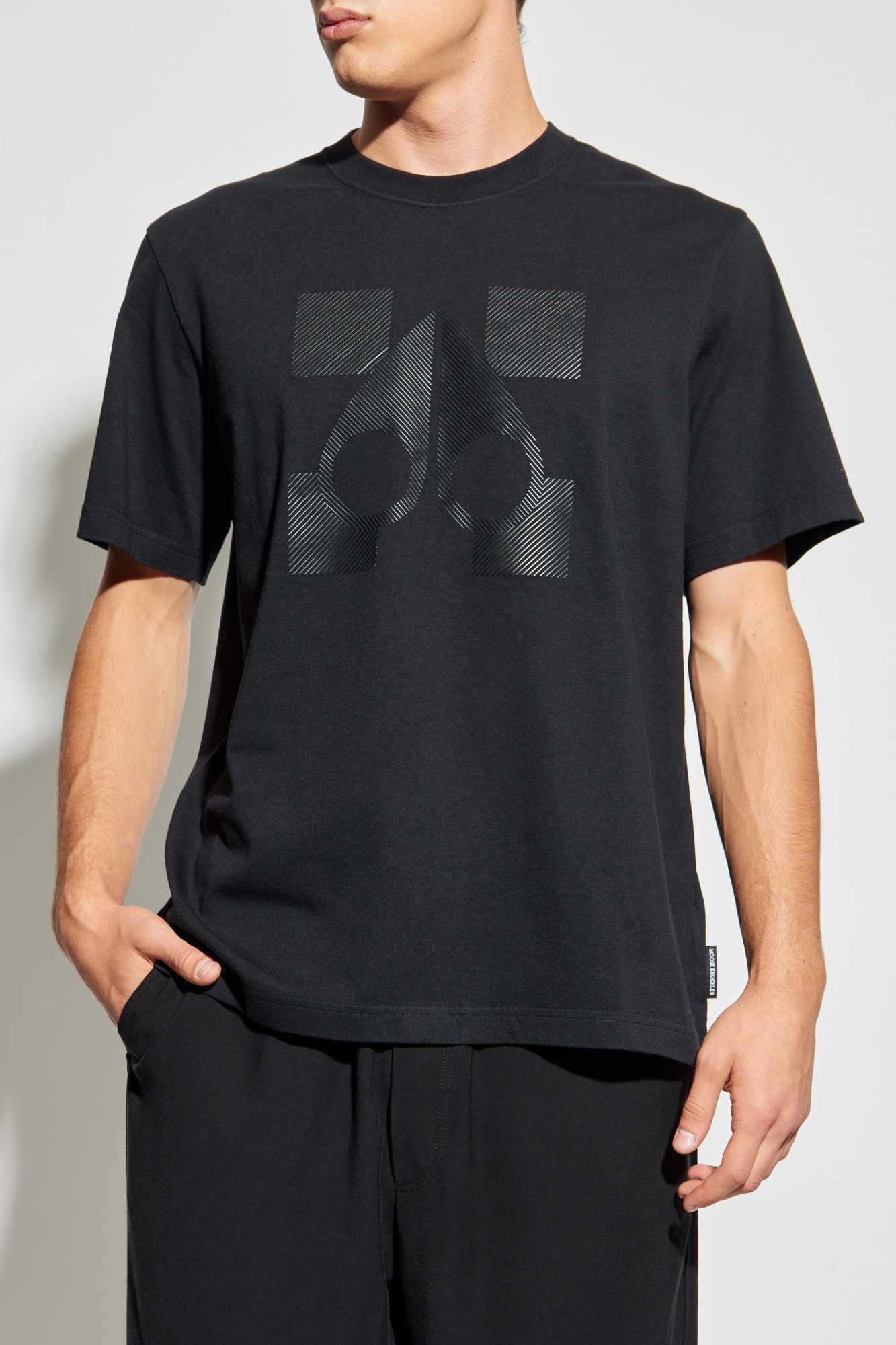 Moose Knuckles T-shirt with printed logo | Men's Clothing